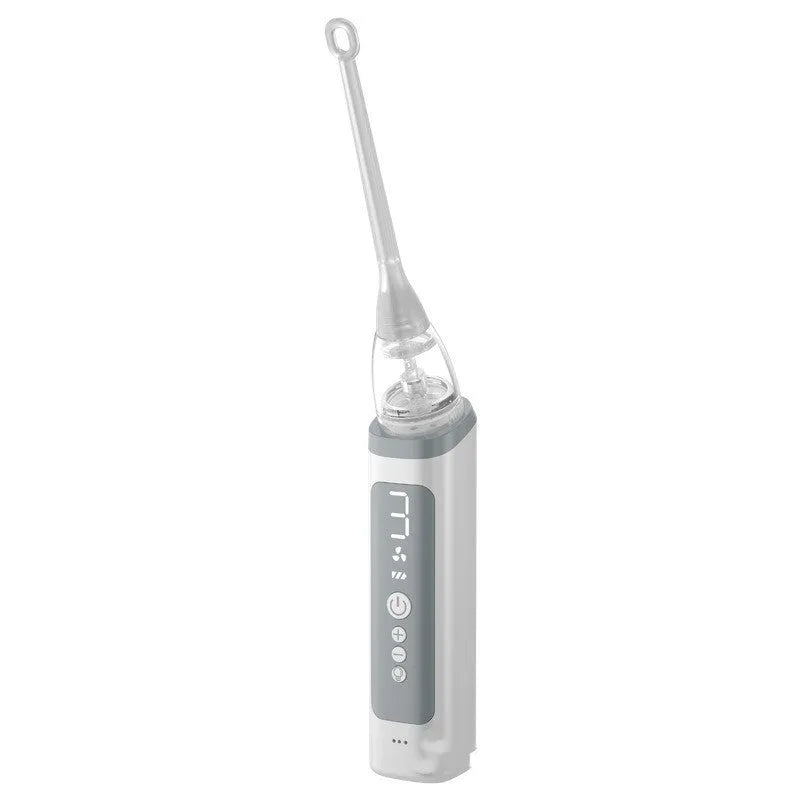 Milky white tonsillar extractor oral cleaning tool set for tonsil stone removal