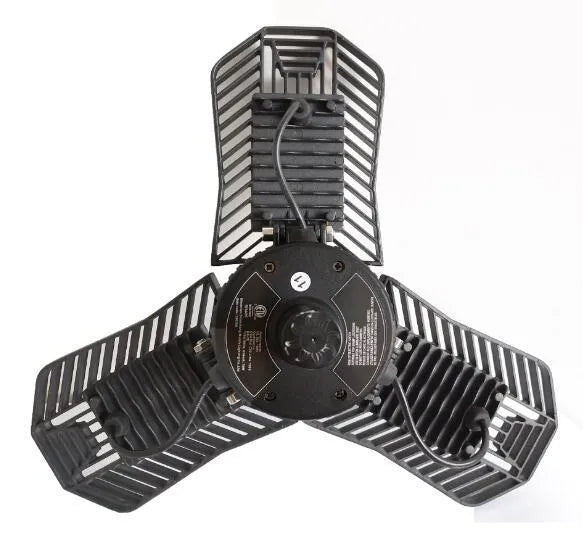 Foldable aluminium arm industrial garage LED lamp with waterproof housing for workshop lighting