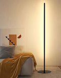 Vertical aluminium alloy floor lamp in modern simple style with LED light