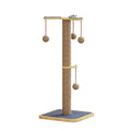 Scratch-resistant chip hanging ball cat climbing frame with pine wood construction and windmill design
