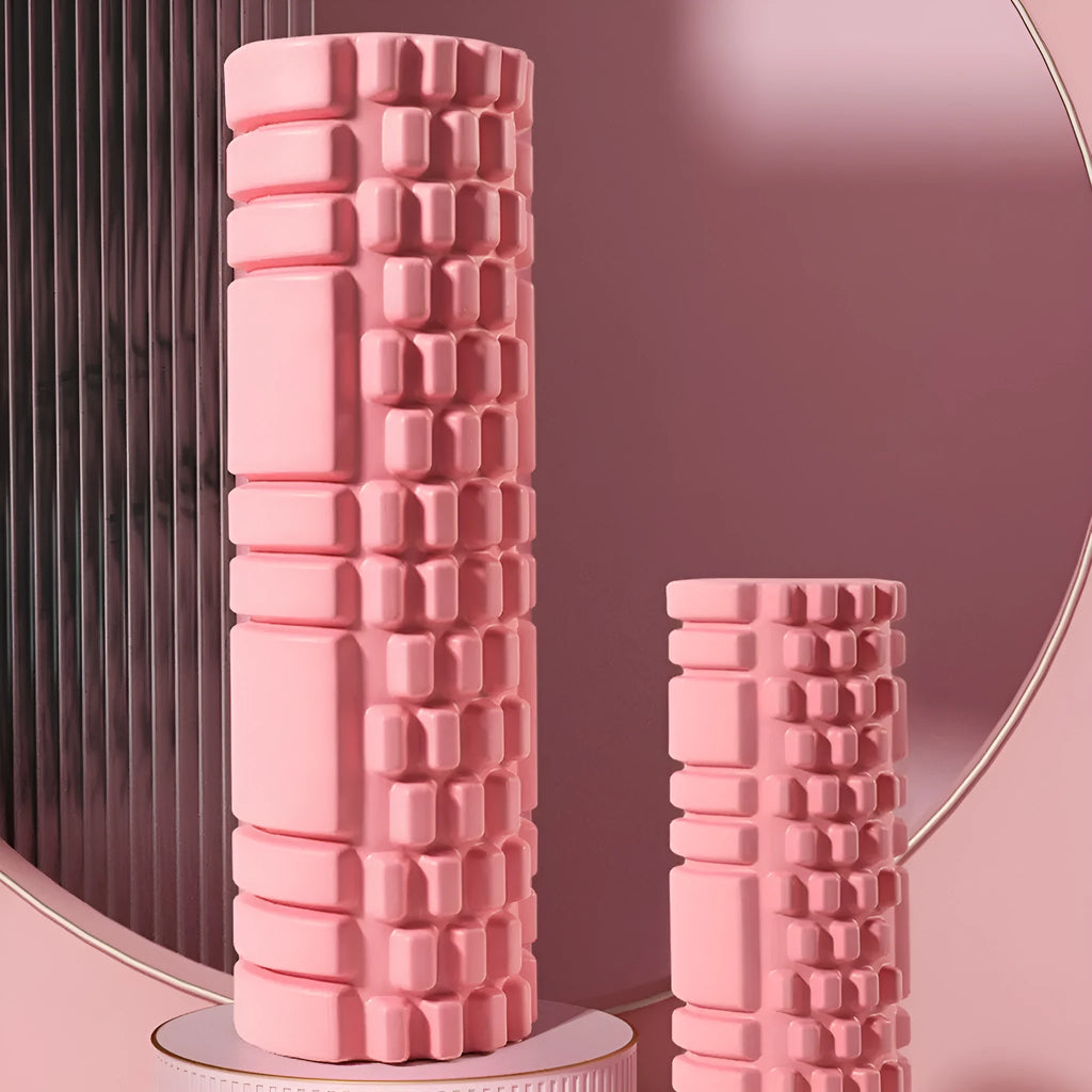 EVA foam roller for fitness recovery and yoga support in multiple size and colour options