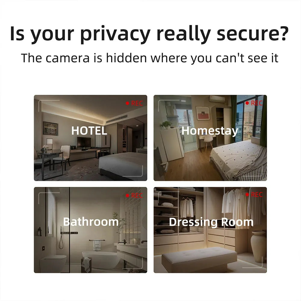 Compact infrared camera detection device for finding hidden surveillance cameras with 5 metre range