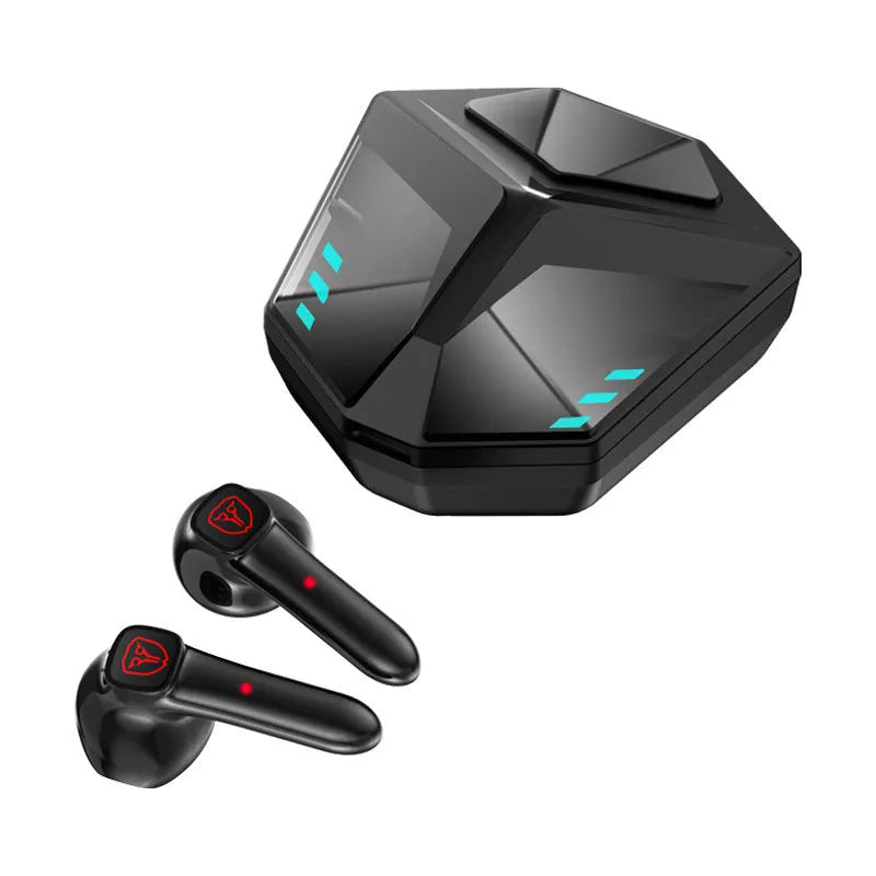 Wireless Bluetooth gaming headset with motion noise reduction in contemporary colours