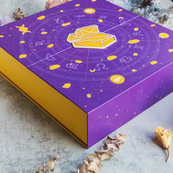 Halloween countdown gift box paper craft kit for children with calendar window