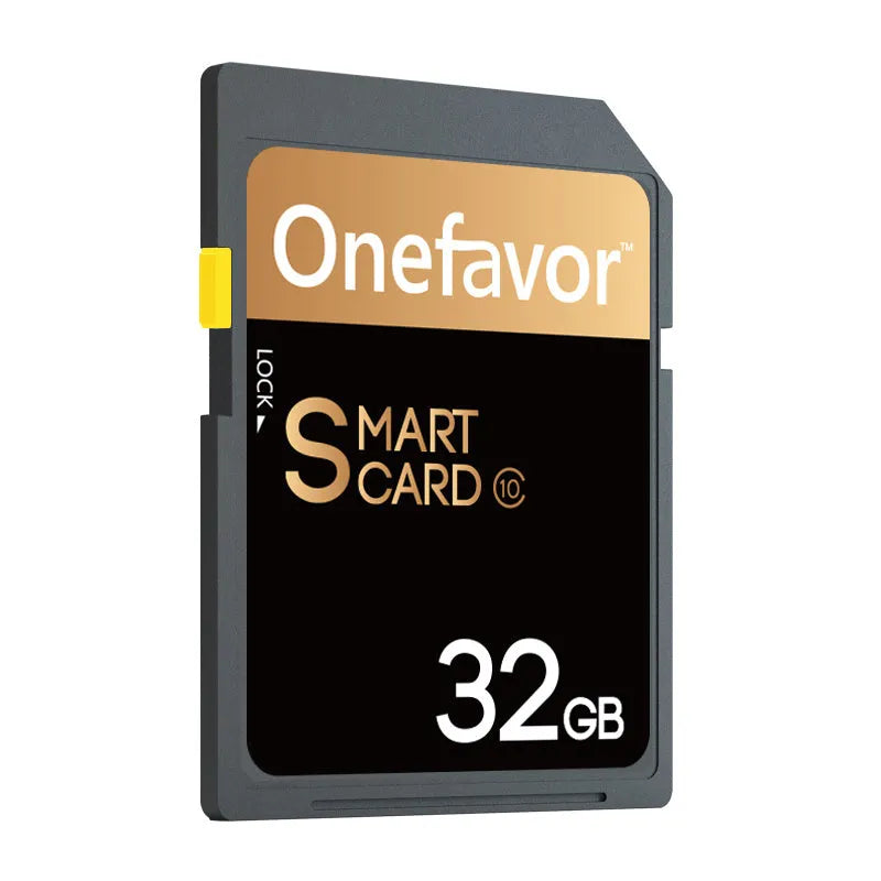 Stainless steel SD to PCMCIA adapter card with 32GB SD card for Mercedes-Benz vehicles.