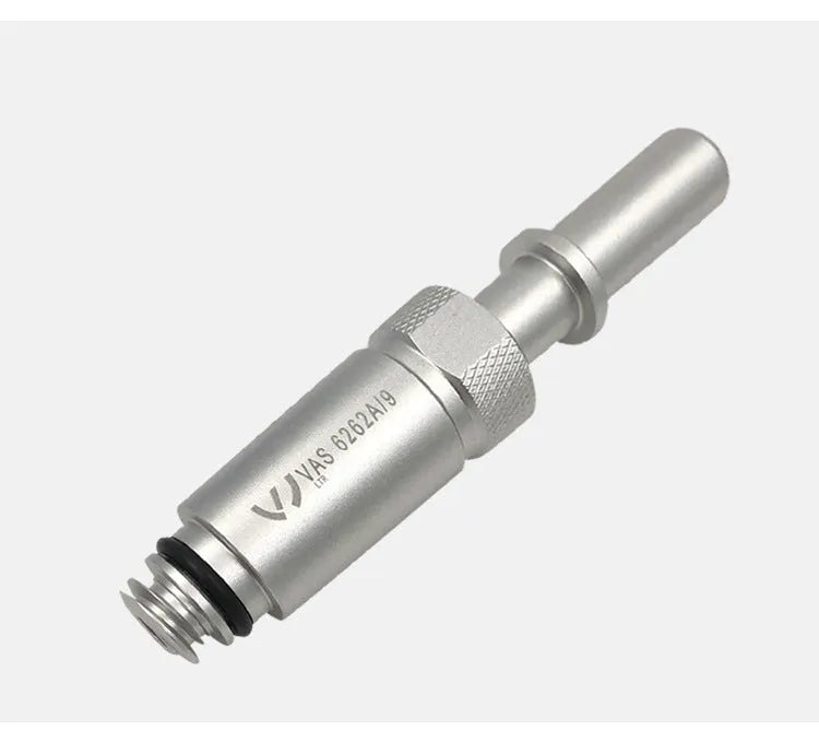 Silver metal joint transmission refueling adapter tool VAS6262-9