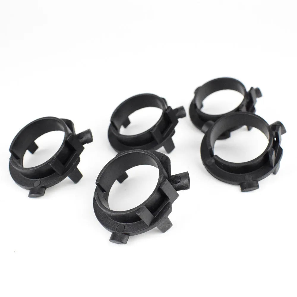 ABS plastic car LED headlight card holder showing 3.8cm x 3.7cm x 1cm dimensions