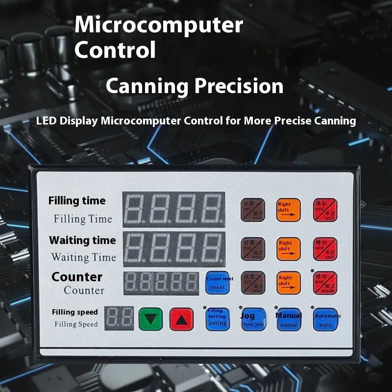 CNC filling machine with automatic quantitative dispenser measuring 360mm by 255mm by 170mm