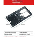 Automatic mouse trap cage in metal and plastic construction for indoor rodent control