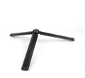 Black aluminium alloy mobile phone tripod with PTZ compatibility for Apple iPhone photography