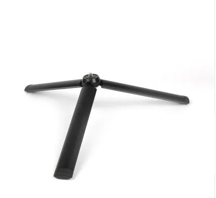 Black aluminium alloy mobile phone tripod with PTZ compatibility for Apple iPhone photography