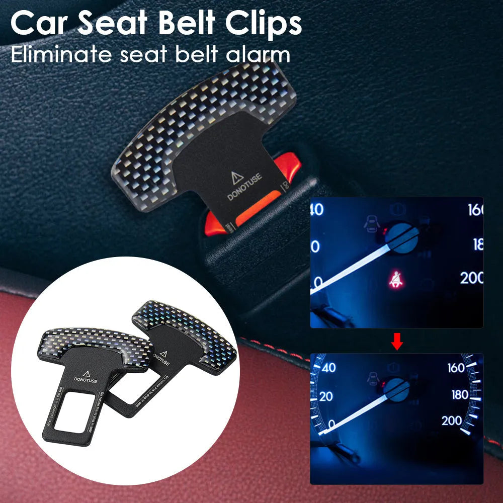 Lock tongue buckle pick head bottle opener on keyring with frosted carbon fibre finish
