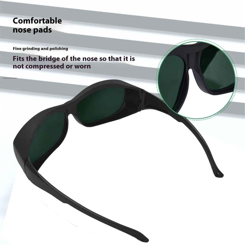 Photon skin rejuvenation laser protection goggles with polycarbonate lenses for 200-2000nm wavelength filtration