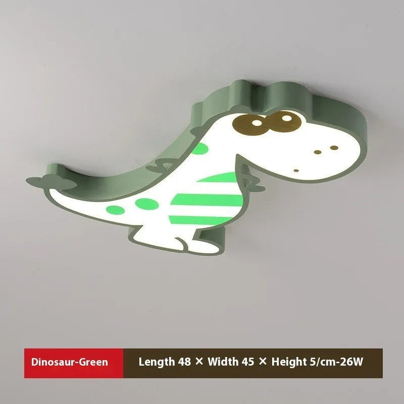 Dinosaur cartoon design ceiling light with 48cm diameter and electrodeless dimming control