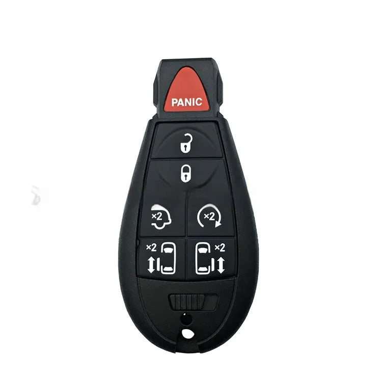 Chrysler Dodge replacement car key case shell with ABS brass and nylon construction.