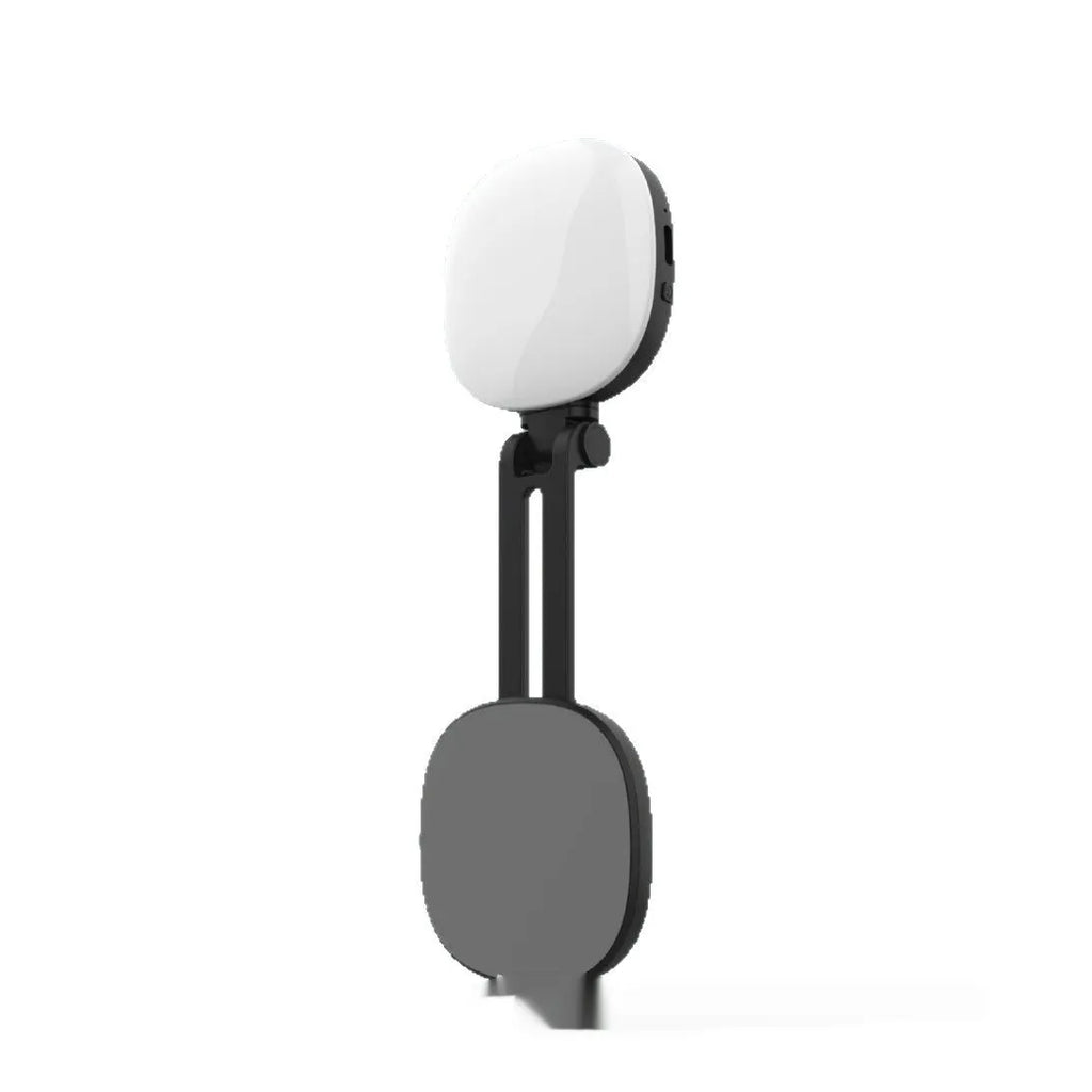 Black and white mobile phone magnetic selfie fill light with three-colour temperature adjustment
