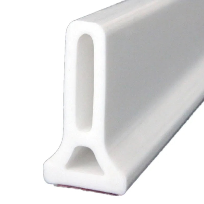 Flexible silicone bathroom water blocking strip in TPE material for shower room floor waterproofing