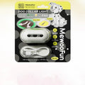 Pet LED luminous collar in four colour options: caramel mocha, cure green, delicate gray, fresh pink.