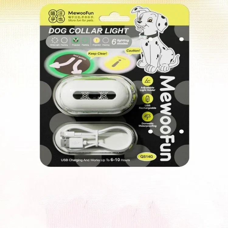 Pet LED luminous collar in four colour options: caramel mocha, cure green, delicate gray, fresh pink.