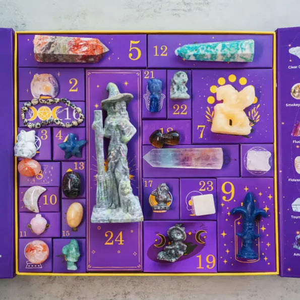 Halloween countdown gift box paper craft kit for children with calendar window