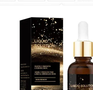 30ml facial liquid moisturiser bottle with hyaluronic acid formula