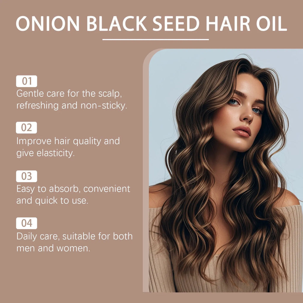 100ml hair care essential oil bottle with application accessories for nourishing hair treatment