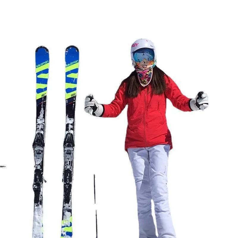 Adjustable skiing bandage with sled shoulder strap in four colour options