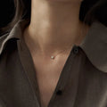 S925 silver plating geometric oval jelly opal pendant necklace with 14K gold or white gold colour options