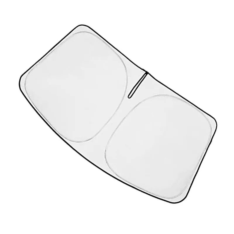 Silver car windshield sunshade cover designed specifically for NOAH XOVY 90 series vehicles