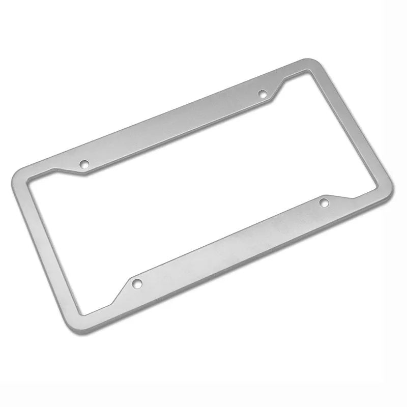 Aluminium alloy licence plate frame with 200x150mm dimensions in four finish options