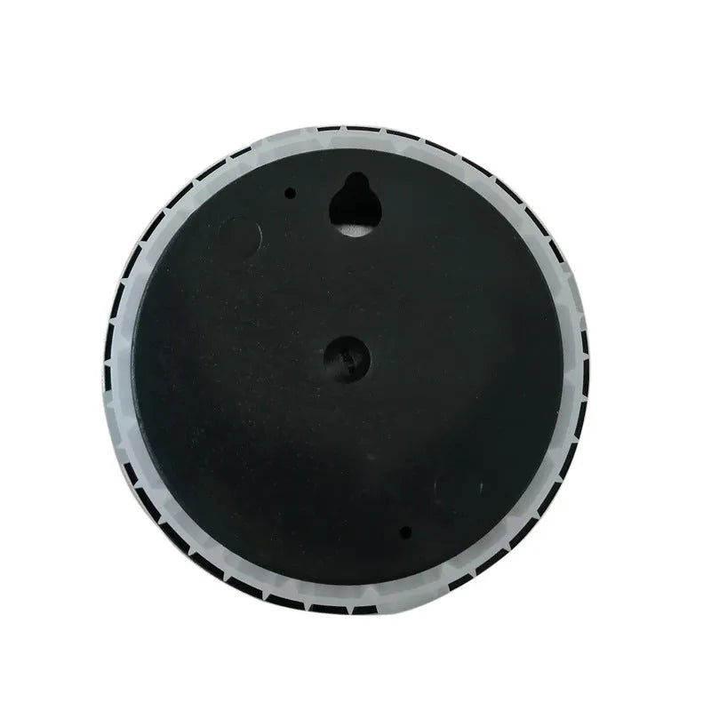 Aluminium analog thermometer and hygrometer with circular dial for humidity percentage reading
