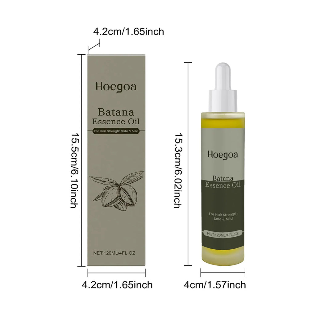 Platthana Secret Hair Essential Oil bottle, 120ml with ginger and rosemary oil blend.