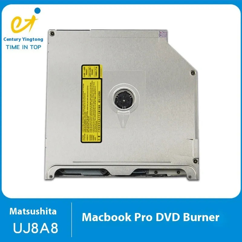 Silver UJ8A8 SATA internal optical drive for MacBook Pro 13-inch laptop replacement
