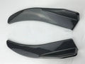 Front and rear deflector lights for General Motors vehicles with carbon fibre finish