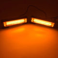 Yellow aluminium alloy drag car underbody strobe light with LED array