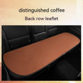 Car seat heating cushion in beige colour on a vehicle seat, showcasing its auto heating function and cotton filler.