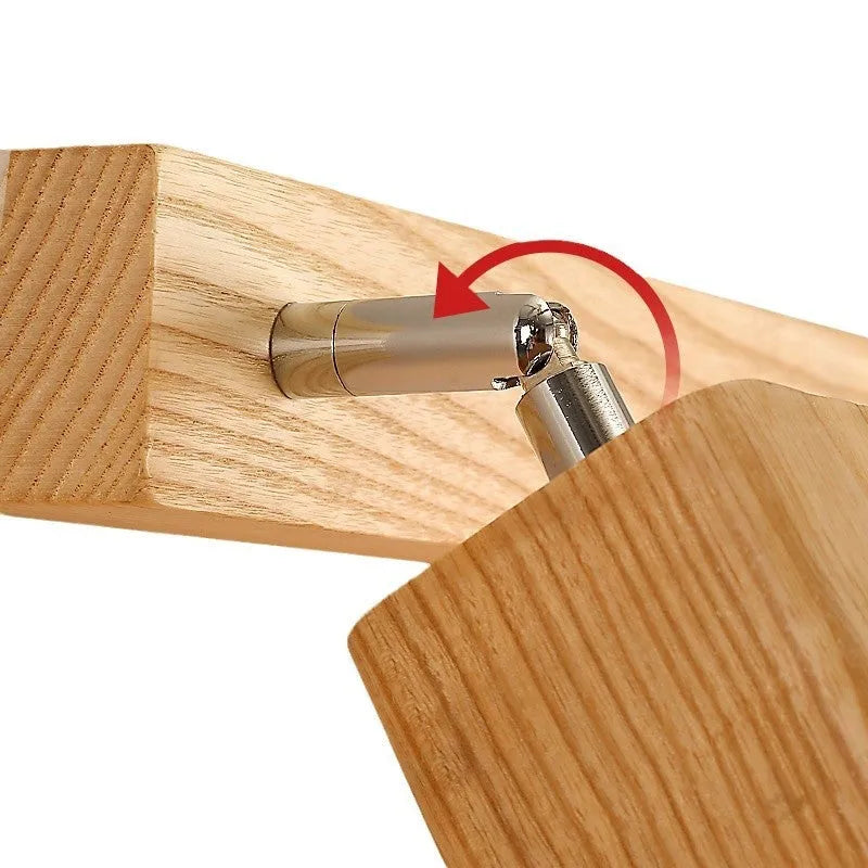 Creative LED wall lamp with single head design measuring 24cm for bedroom and cabinet lighting