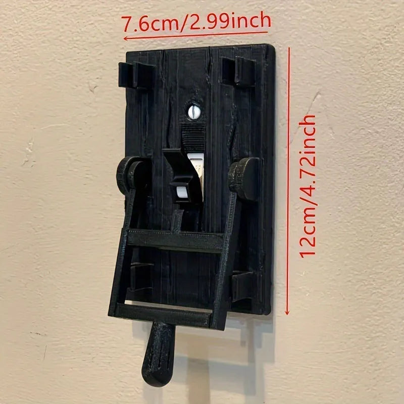 Retro creative plate decoration mechanical light switch with American standard wiring