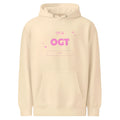 OGT Girl Hoodie in Sandshell colour, polyester leisure top with a pullover style