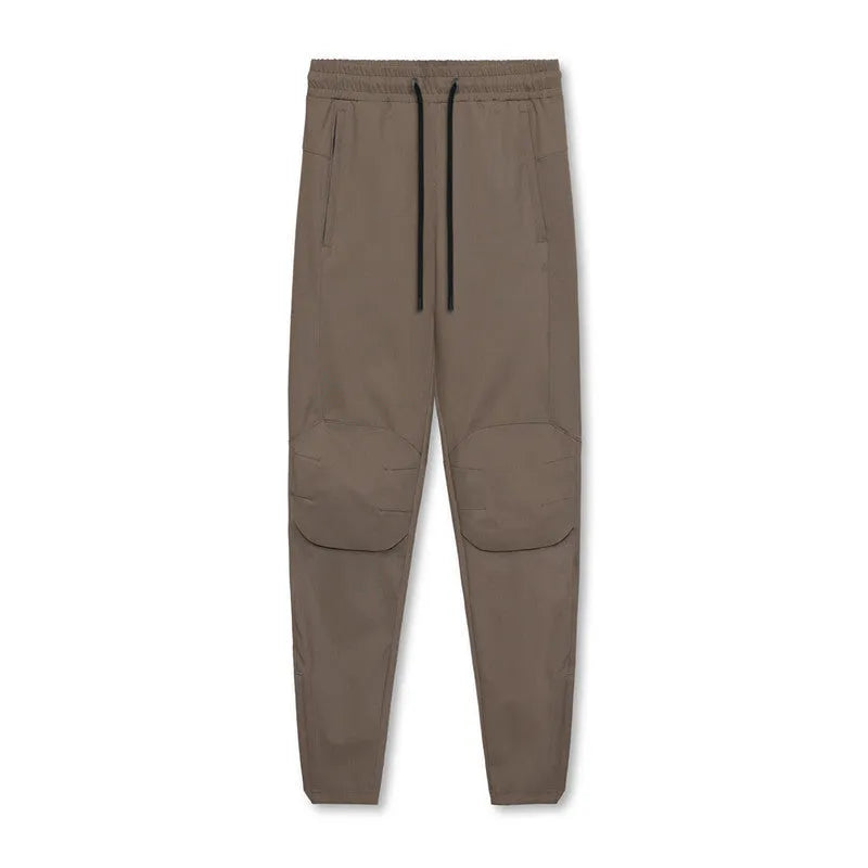 Men's quick-dry fitness running pants with ankle-tied design in multiple colour options