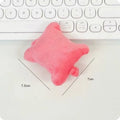 Plush mouse wrist rest protector pad in blue, green, or pink colours for keyboard typing comfort