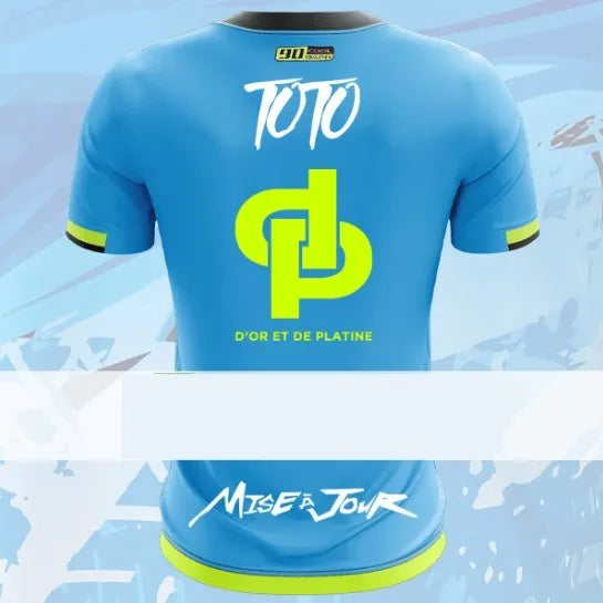 Men's sports mesh t-shirt in bird eye cloth polyester fabric showing loose-fit short sleeve design