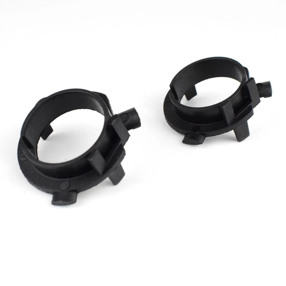 ABS plastic car LED headlight card holder showing 3.8cm x 3.7cm x 1cm dimensions