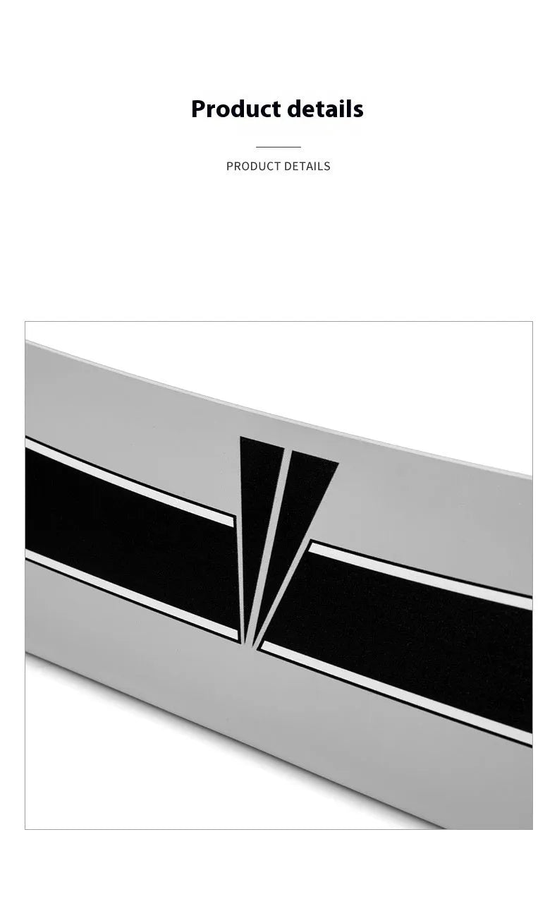 Adjustable golf putter balance simulator made of white PVC with a central training guide.