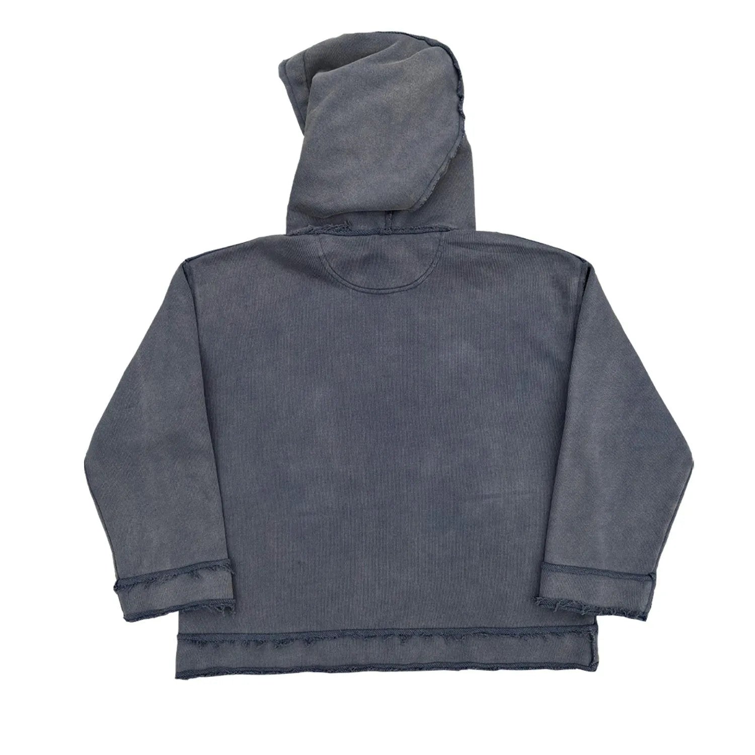 Dark blue hoodie with The Sun Also Rises graphic print, shown in sizes M, L, XL
