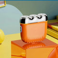 Three-head magnetic mini electric shaver in four colour options