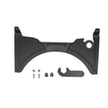 Black motorcycle cockpit fairing panel for BMW R1250GS and R1200GS models