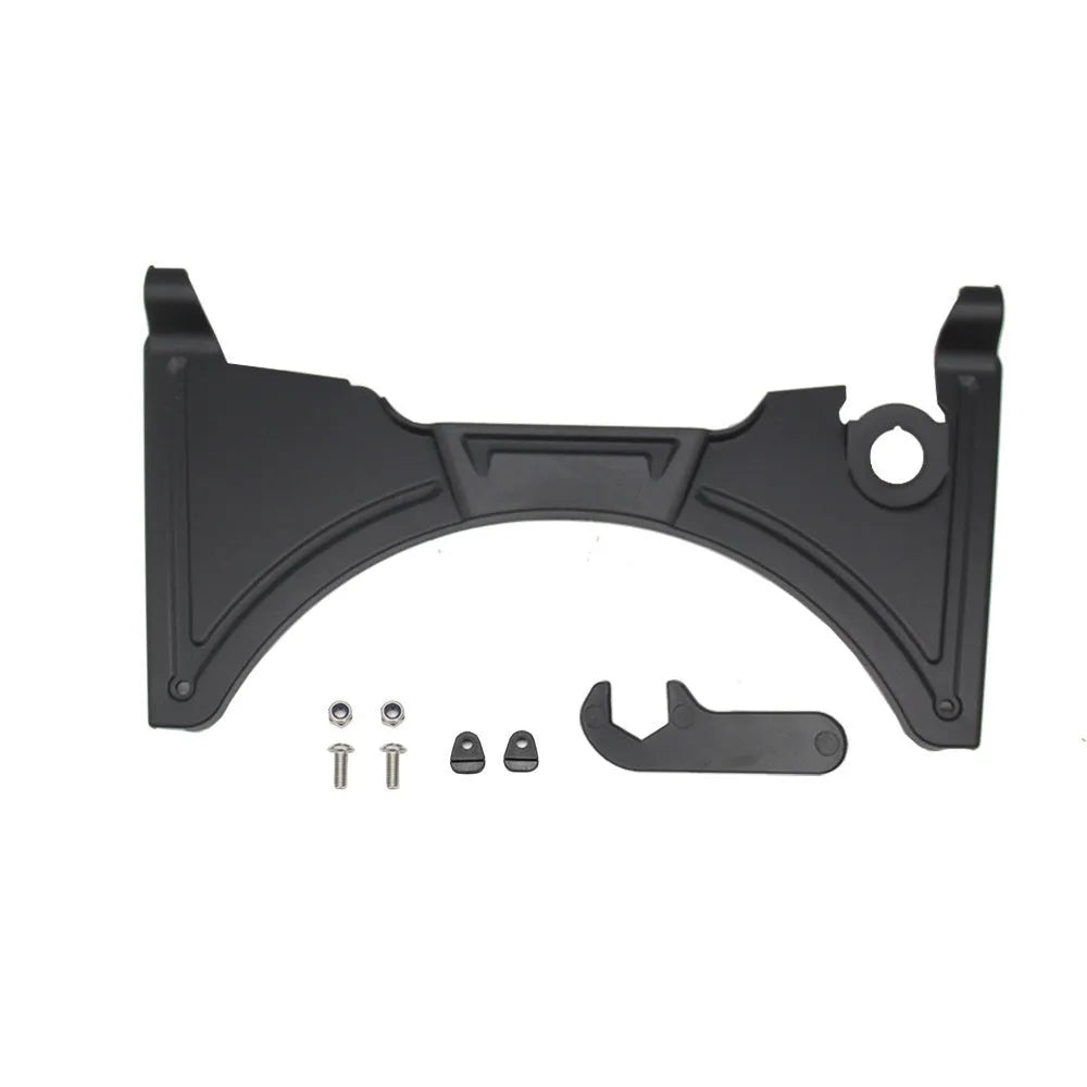 Black motorcycle cockpit fairing panel for BMW R1250GS and R1200GS models