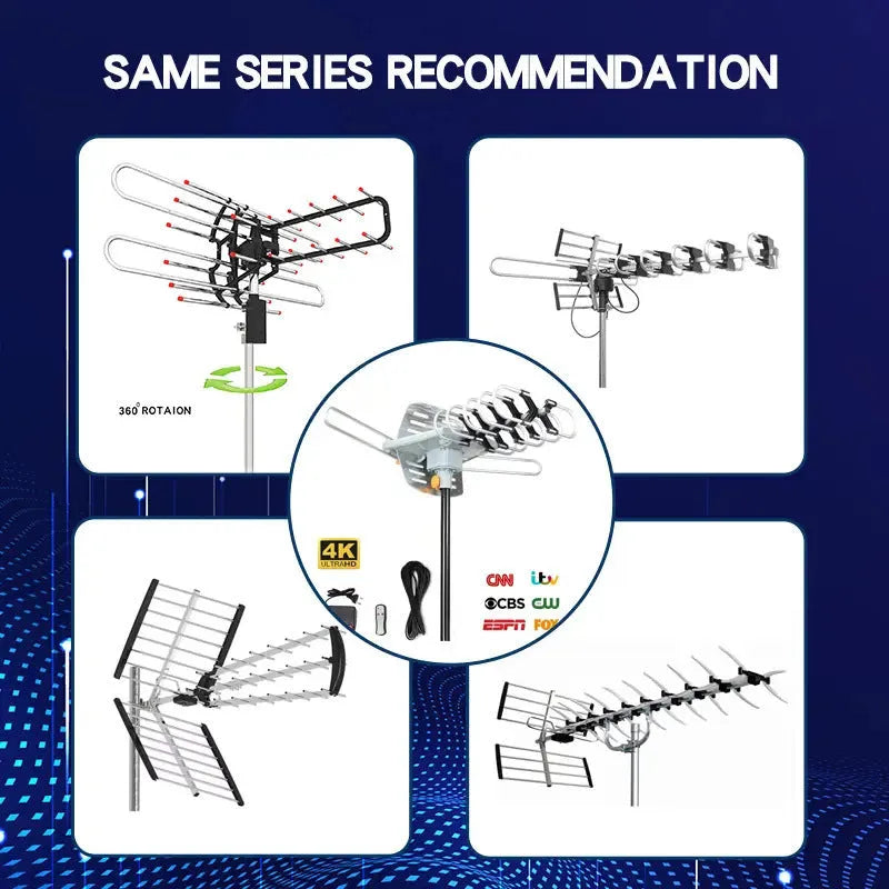 GR-1002 outdoor rotatable digital television antenna with directional elements