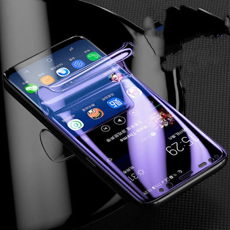 Samsung Galaxy curved phone screen protector hydraulic film in matte finish